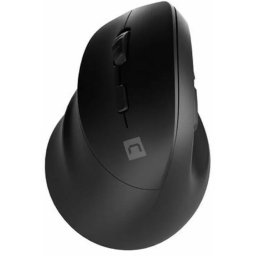 Mouse NATEC Vertical Crake 2, 2400DPI, Wireless, Bluetooth 5.0+2.4Ghz, Pentru stangaci, Negru