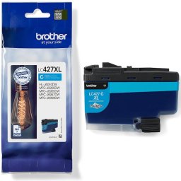 Cartus cerneala Brother LC427XLC, Original, Cyan, 5000 Pagini