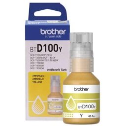 Cerneala Originala Brother BTD100Y, 5000 pagini, Galben