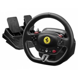 Volan de gaming Thrustmaster T98-X FERRARI 296 GTS, diametru 25.5 cm, pedale magnetice T2PM, compatibil cu Xbox/PC, Negru