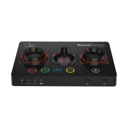 Placa de sunet Creative Sound Blaster GC7 - USB-C 7.1 DAC, DUAL DSP, Gain Control Mixer digital si suport Super X-FI, PC, Mac, PS 4/5, Xbox, Nintendo Switch, Negru