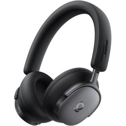 Casti Wireless Over-Ear Baseus Inspire XH1 Sound by Bose, Adaptive Active Noise Cancelling, Dolby Audio, Bluetooth 6.1, Autonomie 100 de ore, Negru