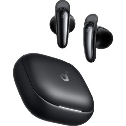 Casti True Wireless Anker Soundcore Liberty Buds, Semi in-Ear, ANC, Autonomie 30 de ore, Bluetooth 6.1, Negru