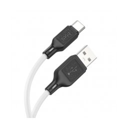Cablu de date si incarcare HOCO X90, USB-A la USB-C, 1 m, 60 W, Alb/Negru