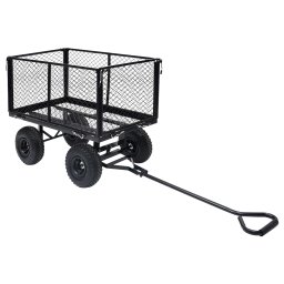 Gossi carucior manual de gradina, negru, 350 kg