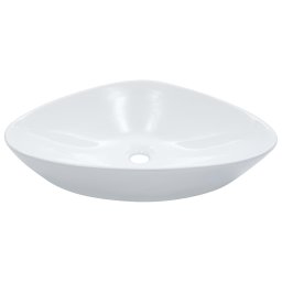 Gossi chiuveta de baie, alb, 58,5 x 39 x 14 cm, ceramica