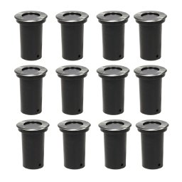 Gossi corpuri de iluminat pentru sol, exterior, rotunde, 12 buc.