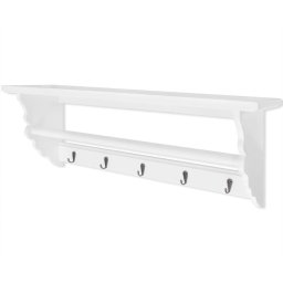 Gossi cuier de haine, stil baroc, alb, mdf