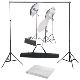 Gossi kit studio foto cu set de lumini si fundal