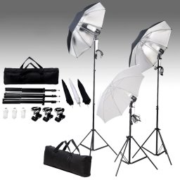 Gossi kit studio foto cu set de lumini si fundal