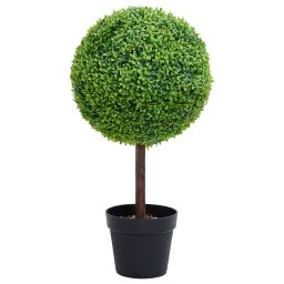 Gossi planta artificiala cimisir cu ghiveci, verde, 71cm, forma minge