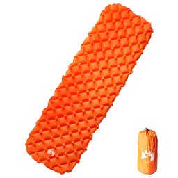 Gossi saltea gonflabila de camping, 1 persoana portocaliu 190x58x6 cm