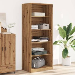 Gossi sifonier, stejar artizanal, 80x50x200 cm, lemn prelucrat