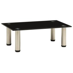 Gossi suport tv, negru, 40 x 35 x 17 cm, sticla securizata