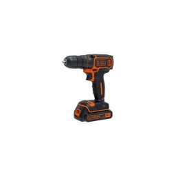 BLACK AND DECKER 18V akkus de înșurubat și găurit + 2x1.5Ah akku + 80 accesoriu + valiză BDCDC18BAFC-QW