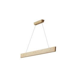 Lustră LED pe cablu LED/22W/230V 4000K 120 cm frasin/lemn masiv