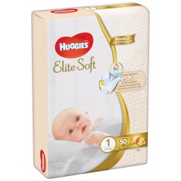 Scutece Huggies Extra Care Nr.1, 2-5 kg, 50 buc