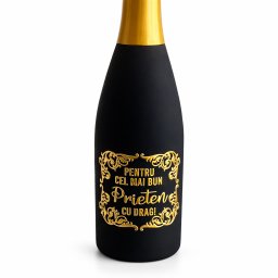 Sticla Cadou Vin cu Accesorii Premium Personalizata , Set Elegant pentru Barbati