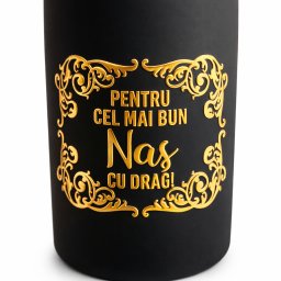 Sticla Cadou Vin cu Accesorii Premium Personalizata , Set Elegant pentru Barbati