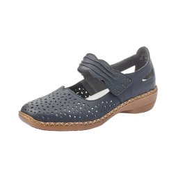 Pantofi dama de vara, piele naturala, Rieker 41399-14