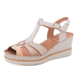 Sandale dama din piele naturala, Pikolinos AGUADULCE W3Z-1836C1, bej