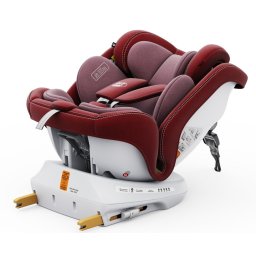 BUF BOOF® Scaun Auto P100 i-Size R129 Rotativ 360° ISOFIX 40–150 cm (0–36 kg) Red