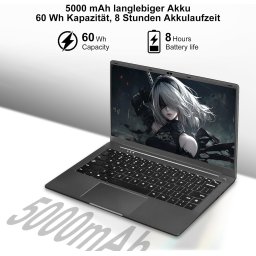 Ruzava Laptop, 8GB RAM 256GB SSD Support 1TB Expand, Celeron N5095 (up to 2.9Ghz) Win 11 5G WiFi Metal Enclosure Webcam Cover, Wireless Mouse, Keyboard Film-Gold Black