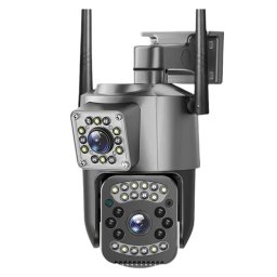 Camera CCTV V380 Pro 4K 4MP 4G cu cartela SIM IP pentru exterior Apel bidirectional