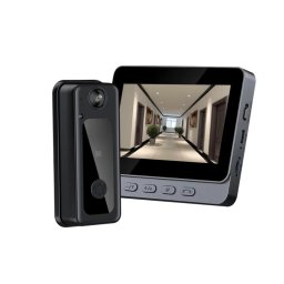 Sonerie video inteligenta bluetooth night vision infrarosu senzor IR interfon video HD 8MP comunicare bidirectional