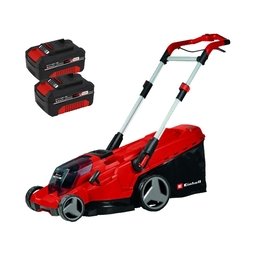 Einhell - RASARRO 36/42 PXC - Masina de tuns iarba cu 2 acumulatori si incarcator, Li-Ion, 18 V, 4 Ah, 42 cm, 50 l