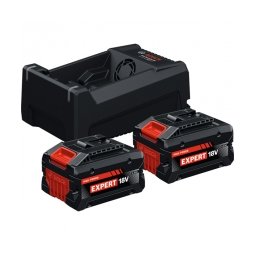 Bosch - EXPERT 2x EXBA18V-55 + GAL12V/18V-80 - Set 2 acumulatori si incarcator, Li-Ion, 18 V, 5.5 Ah, incarcare rapida