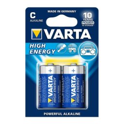 Baterie alcalina VARTA BAVA 4914, R14 (typ C,) 2 bucati high energy