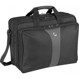 Geanta laptop Wenger Legacy 17", Negru/Gri