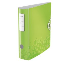 Biblioraft LEITZ Active Wow 180, A4, 75 mm, polyfoam - verde metalizat
