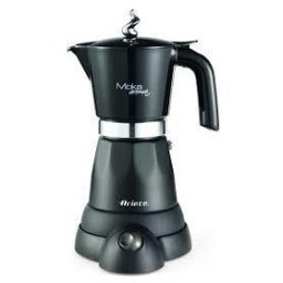 Aparat de cafea Moka Aroma 1368 , 480 W , 6 cesti si adaptor pentru 4 cesti, Negru