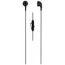 Casti FIRST BLACK EARPHONES + MIC.BLACK
