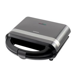 Sandwich maker SM-H700BK, 700 W, placi antiadezive fixe tip grill, Negru
