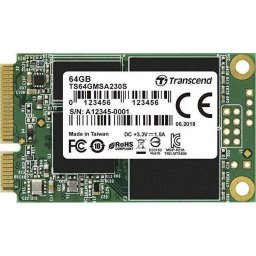 SSD 230S 64 GB mSATA, Solid State Drive (SATA 6 Gb / s, mSATA)