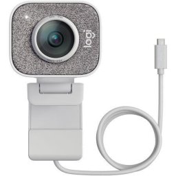 Camera web StreamCam, USB-C, Alb