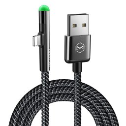 Mcdodo Cablu No 1 Series Gaming Lightning Black (2A, 1.2m)-T.Verde 0.1 lei/buc