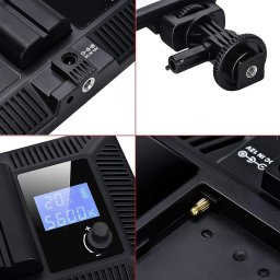 Lampa foto-video Slim Viltrox L116T CRI 95+ cu temperatura de culoare reglabila 3300-5600K