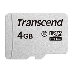 Card memorie 300S 4 GB microSD, memory card (silver, Class 10)
