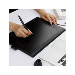 Tableta grafica H1060P graphic tablet 5080 lpi 250 x 160 mm USB Black