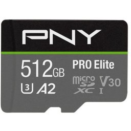 Card memorie MicroSDXC Elite 512GB P-SDUX512U3100PRO-GE