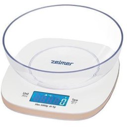 Cantar de bucatarie ZKS1451, Cantar bucatarie digital,5 kg, Alb