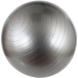 Minge de fitness , 75 cm, Argintiu