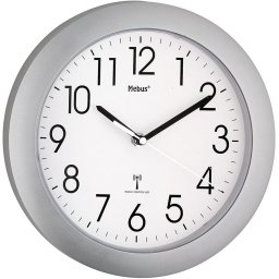 Ceasuri decorative Mebus 52451 wireless wall clock silver