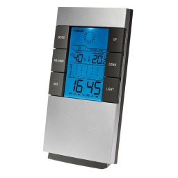 Statie meteo Clip Sonic SL207, afisare ora , temperatura , Higometru , Gri