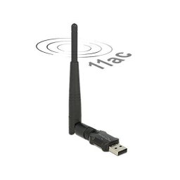 Stick WiFi USB 2.0 2.5Ghz/5Ghz Negru