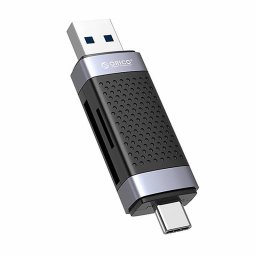 Card reader CD2D-AC2-BK-EP Pentru SD/Micro SD, USB-C/USB, Negru